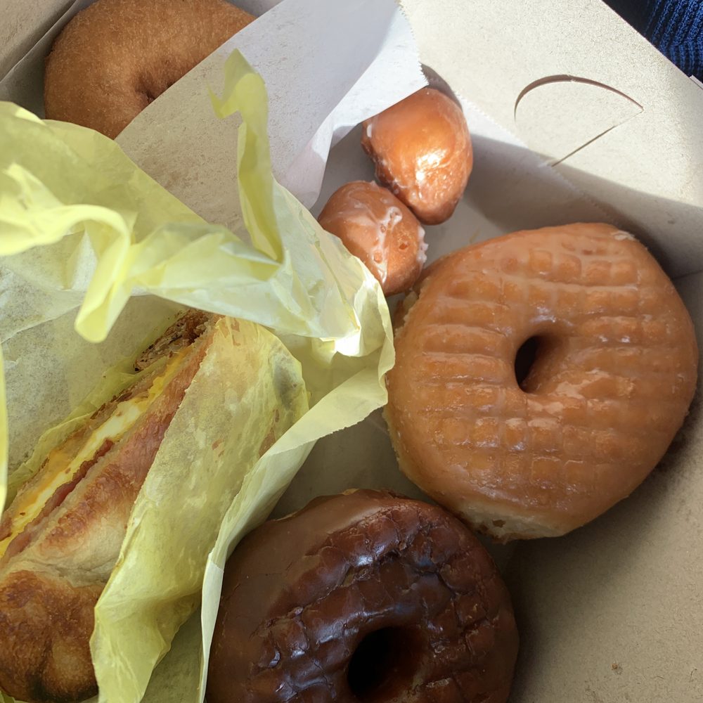 a box of doughnuts a box of doughnuts