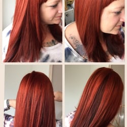 The Dollhouse Boutique Salon - A fresh multi tonal red