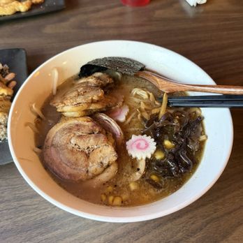 Tokyo - Black garlic ramen bowl with chashu pork and marinated eggs - Asian Fusion Near Me - Mountain Home, Idaho Tokyo - Black garlic ramen bowl with chashu pork and marinated eggs - Asian Fusion Near Me - Mountain Home, Idaho