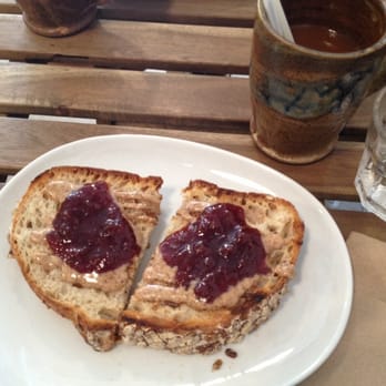 Zak The Baker - Almond butter & strawberry jam on sunflower seeds toast - Kosher Near Me - Miami, Florida