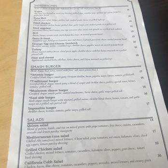 Artemisia Cafe - Menu - Breakfast & Brunch Near Me - Portland, Maine