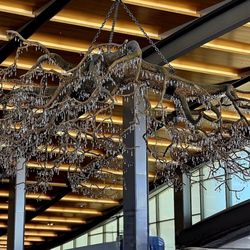 Sacramento International Airport - Terminal B - That tree root chandelier of Terminal B