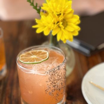 Wood & Salt Tavern - Strawberry peach margarita - Italian Near Me - Long Beach, California Wood & Salt Tavern - Strawberry peach margarita - Italian Near Me - Long Beach, California