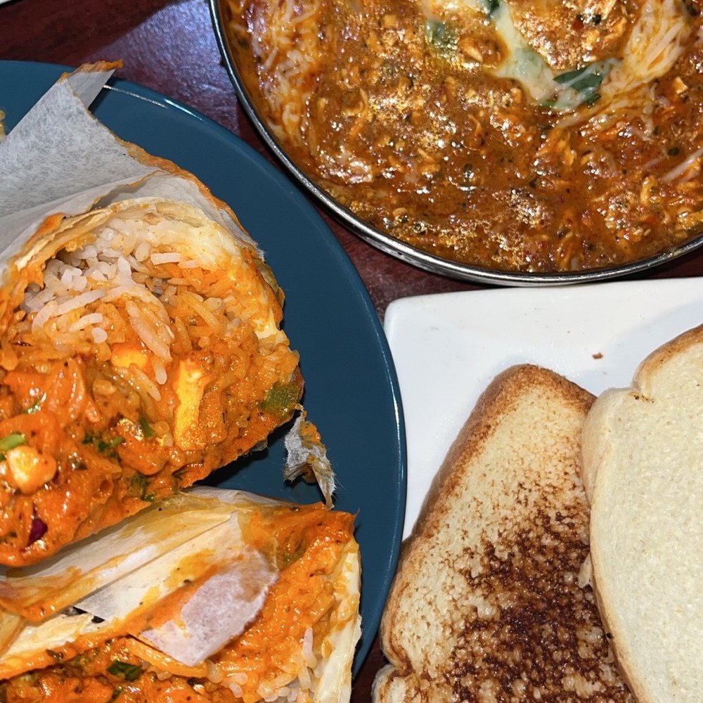 Bollywood Grill - Paneer Tikka Burrito and Paneer Gotalo - Indian Near Me - Lake Hiawatha, New Jersey