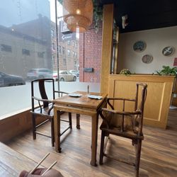 Steamed - Seating near the front window