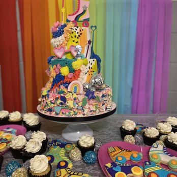 Cake House Design - a birthday cake and cupcakes - Desserts Near Me - St. Louis, Missouri Cake House Design - a birthday cake and cupcakes - Desserts Near Me - St. Louis, Missouri