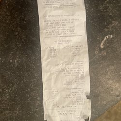 Dunkin' - Receipt
