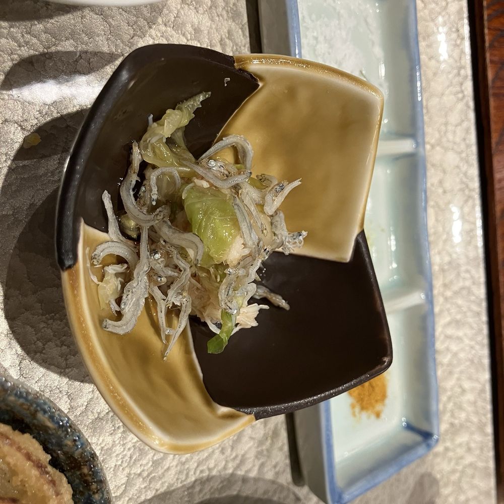 Tempura Ichika - Crab with baby sardines - Japanese Near Me - Honolulu, Hawaii