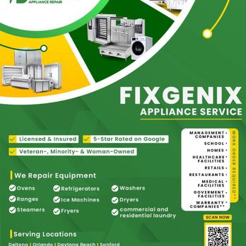 Fixgenix - Appliances & Repair Near Me - Daytona Beach, Florida Fixgenix - Appliances & Repair Near Me - Daytona Beach, Florida