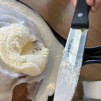 HashTAG - Highlands Ranch - Piece of food stuck in the knife of our cinnamon roll - Breakfast & Brunch Near Me - Highlands Ranch, Colorado HashTAG - Highlands Ranch - Piece of food stuck in the knife of our cinnamon roll - Breakfast & Brunch Near Me - Highlands Ranch, Colorado
