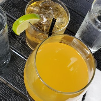 SAGE - Drinks and mango salad.. - Thai Near Me - Brooklyn, New York SAGE - Drinks and mango salad.. - Thai Near Me - Brooklyn, New York