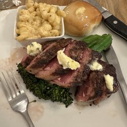 Broad Street Tavern and Grill - JD NY Strip Steak with Truffle Mac & Cheese