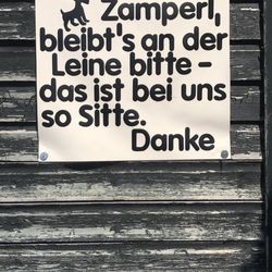 Kraillinger Brauerei - Hunde sollen angeleint bleiben