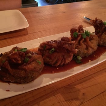 Devil's Elbow Ale & Smoke House - Pork purses, so tasty and crunchy, could eat 10 of these! - Gastropubs Near Me - Vancouver, British Columbia Devil's Elbow Ale & Smoke House - Pork purses, so tasty and crunchy, could eat 10 of these! - Gastropubs Near Me - Vancouver, British Columbia