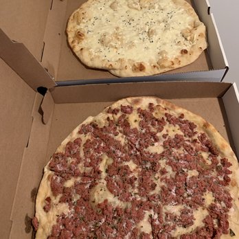 Ayat NYC - Cheese oven pie and beef oven pie - Arabic Near Me - Brooklyn, New York Ayat NYC - Cheese oven pie and beef oven pie - Arabic Near Me - Brooklyn, New York