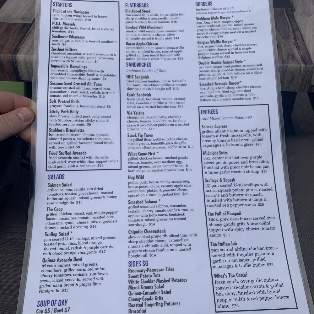The Stubborn Mule - Menu - New American Near Me - Orlando, Florida The Stubborn Mule - Menu - New American Near Me - Orlando, Florida