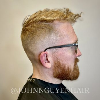 John Nguyen Salons - Gentlemen's Haircut, #1-0 mid fade, diffused with @1821made PASTE, natural curly hair fine texture. Schedule for Gentlemen's Haircut. - Hair Salons Near Me - Arlington, Texas John Nguyen Salons - Gentlemen's Haircut, #1-0 mid fade, diffused with @1821made PASTE, natural curly hair fine texture. Schedule for Gentlemen's Haircut. - Hair Salons Near Me - Arlington, Texas