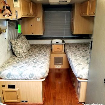 Winnebago Industries - Two twin size bed. Very comfy. - RV Dealers Near Me - Forest City, Iowa Winnebago Industries - Two twin size bed. Very comfy. - RV Dealers Near Me - Forest City, Iowa