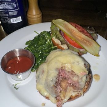 Fresno - Fresno Burger (medium rare) - New American Near Me - East Hampton, New York Fresno - Fresno Burger (medium rare) - New American Near Me - East Hampton, New York