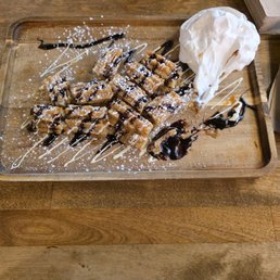 Chocolate glazed churros Chocolate glazed churros