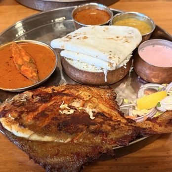 Surmai - Paplet Thali - Indian Near Me - Sunnyvale, California Surmai - Paplet Thali - Indian Near Me - Sunnyvale, California
