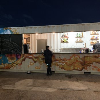 Powder Keg - The bar is in a refurbished shipping container. - Bars Near Me - Houston, Texas Powder Keg - The bar is in a refurbished shipping container. - Bars Near Me - Houston, Texas
