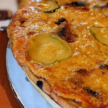 Kitchen 17 - Close to the edge of the cheeseburger pizza - Vegan Near Me - Chicago, Illinois