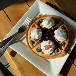 blueberry bliss waffle blueberry bliss waffle