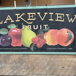 Lakeview Fruit - Lakeview Fruit Sign