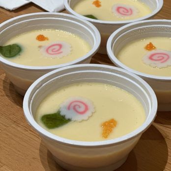 Tendon Kohaku - Chawanmushi in Togo container - Japanese Near Me - Vancouver, British Columbia Tendon Kohaku - Chawanmushi in Togo container - Japanese Near Me - Vancouver, British Columbia