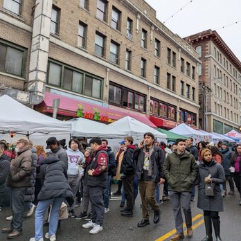 Kau Kau Barbeque - The line at 1 PM went half way down the block - Barbeque Near Me - Seattle, Washington