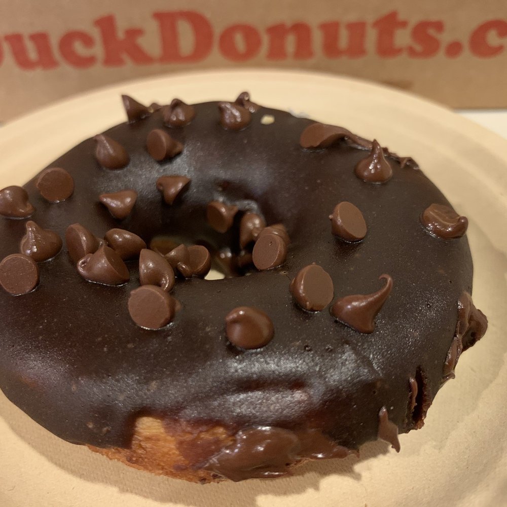 Double chocolate chip donut Double chocolate chip donut