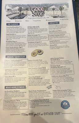 Menu photo 8 Good Stuff Restaurant -  Palos Verdes Rolling Hills Estates, CA