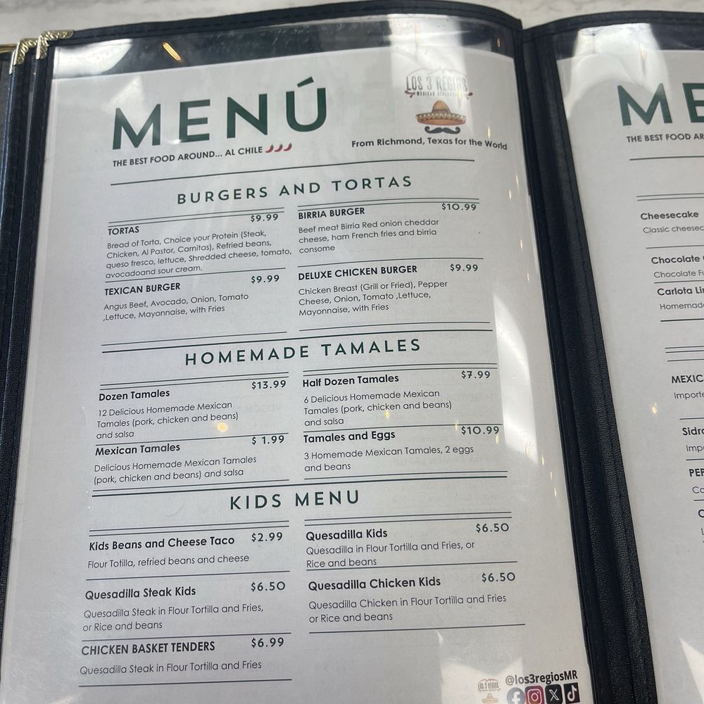 Los 3 Regios Mexican Restaurant - Menu - Tacos Near Me - Richmond, Texas Los 3 Regios Mexican Restaurant - Menu - Tacos Near Me - Richmond, Texas
