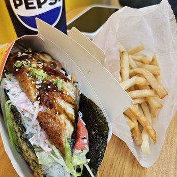 Onigiri Burgers - Unago taco combo - Japanese Near Me - Sacramento, California Onigiri Burgers - Unago taco combo - Japanese Near Me - Sacramento, California