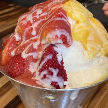 Wicked Snow - Strawberry Mango snow - Desserts Near Me - Carrollton, Texas Wicked Snow - Strawberry Mango snow - Desserts Near Me - Carrollton, Texas