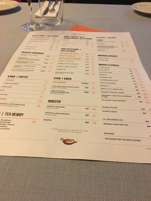 Menu photo 1 Miodova Kraków, MA