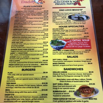 Daddy O’s - New American Near Me - Lihue, Hawaii
