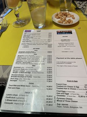 Menu photo 2 Café des Brancardiers Lourdes, 65 Menu photo 2 Café des Brancardiers Lourdes, 65