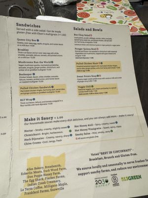Menu photo 7 Sleepy Bee Cafe - Downtown Cincinnati, OH