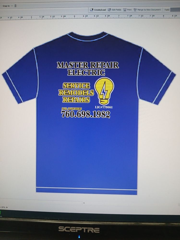 Slide of Master Repair Electric