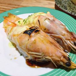 Sushi Jiro - Grilled prawn nigiri.
