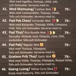 Mae Thai Fridhemsplan - Veganska rätter på menyn