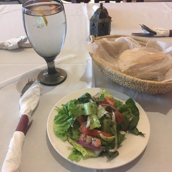 Dar Tajine - Green salad & pita bread - Moroccan Near Me - Plantation, Florida Dar Tajine - Green salad & pita bread - Moroccan Near Me - Plantation, Florida