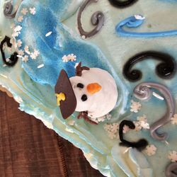 Cherry Blossom Bakery - Graduating snowman