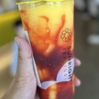 Sunright Tea Studio - Alhambra - Mango Chamoy Frostie - Bubble Tea Near Me - Alhambra, California