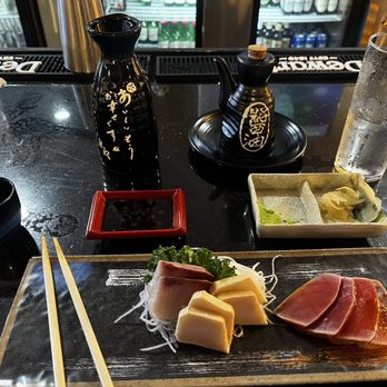 Ajisai - Red snapper sashimi, white tuna sashimi, tuna app - Japanese Near Me - Tampa, Florida Ajisai - Red snapper sashimi, white tuna sashimi, tuna app - Japanese Near Me - Tampa, Florida