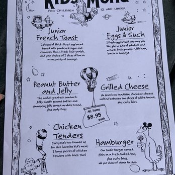 Summerland Beach Cafe - Kids menu 06.16.22 - American Near Me - Summerland, California