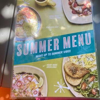 Snooze, an A.M. Eatery - 2024 Summer Menu - Front - Breakfast & Brunch Near Me - Denver, Colorado Snooze, an A.M. Eatery - 2024 Summer Menu - Front - Breakfast & Brunch Near Me - Denver, Colorado