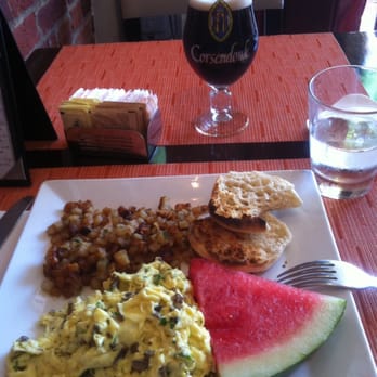 Belga Cafe - Wild mushroom eggs and Corsendonk - Belgian Near Me - Washington, DC, District of Columbia